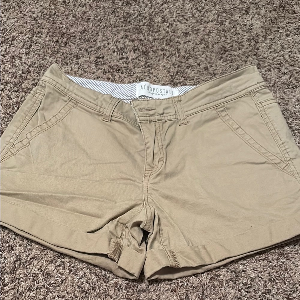 Aeropostale Women's Tan Shorts